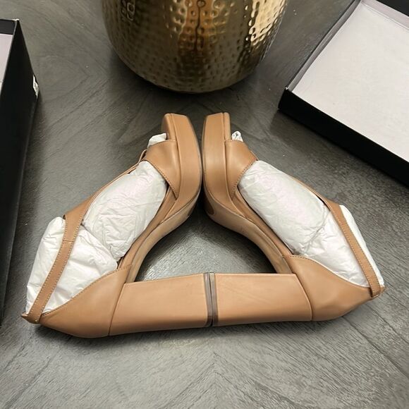 27 EDIT Naturalizer Jae Leather T-Strap Platform Dress Sandals - Picture 8 of 11